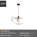Hanging Lights For Dining Room Glass Stone Pendant Lamps Glass Ball Modern Light Supplier